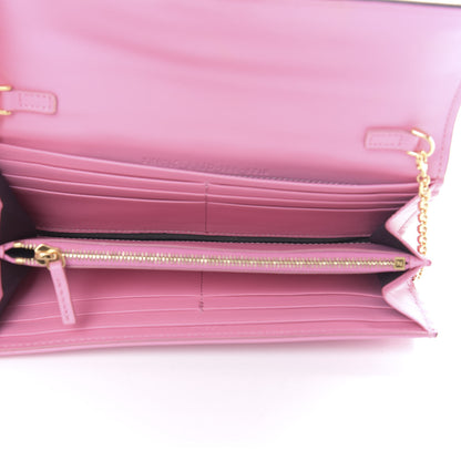 Fendi Nappa Matisse FF Embossed Continental Wallet On Chain Lollypop 6 of 12