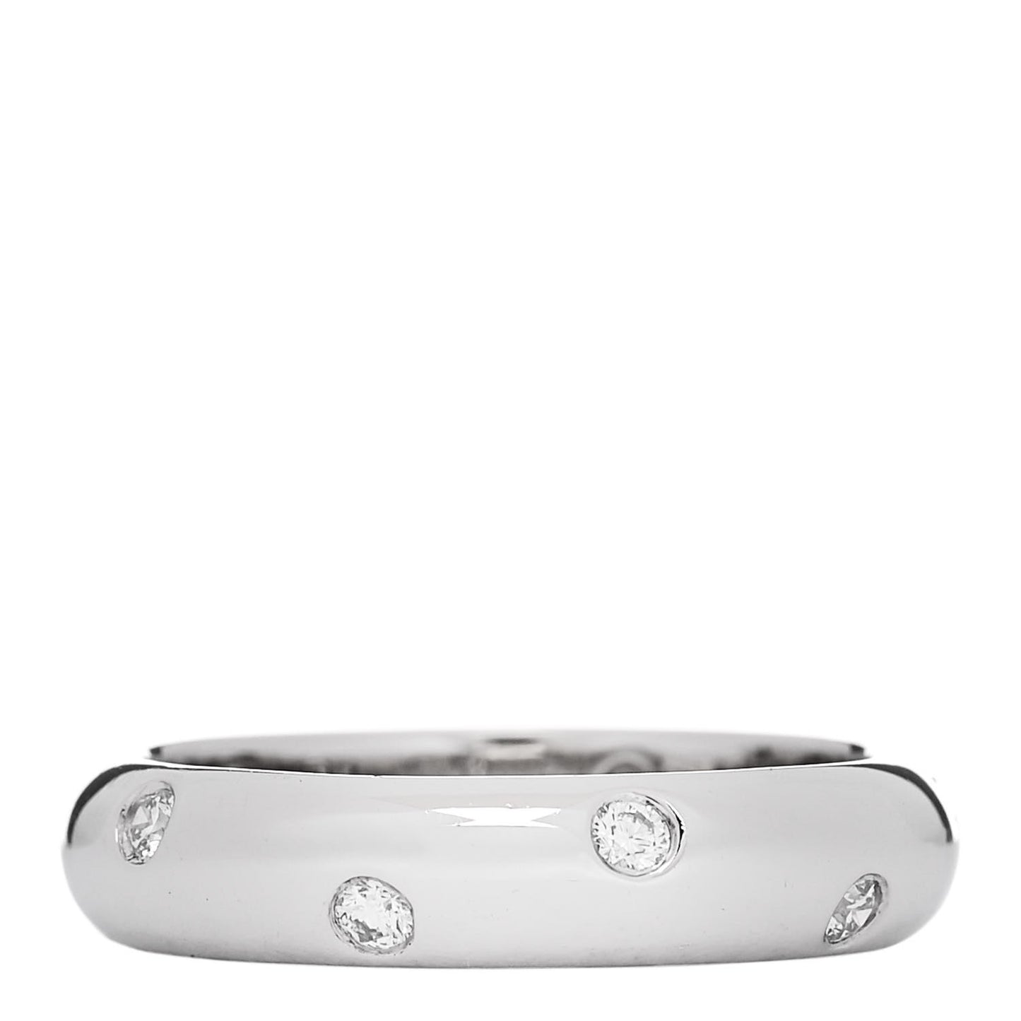 Platinum Diamond 4mm Etoile Band Ring 52 6