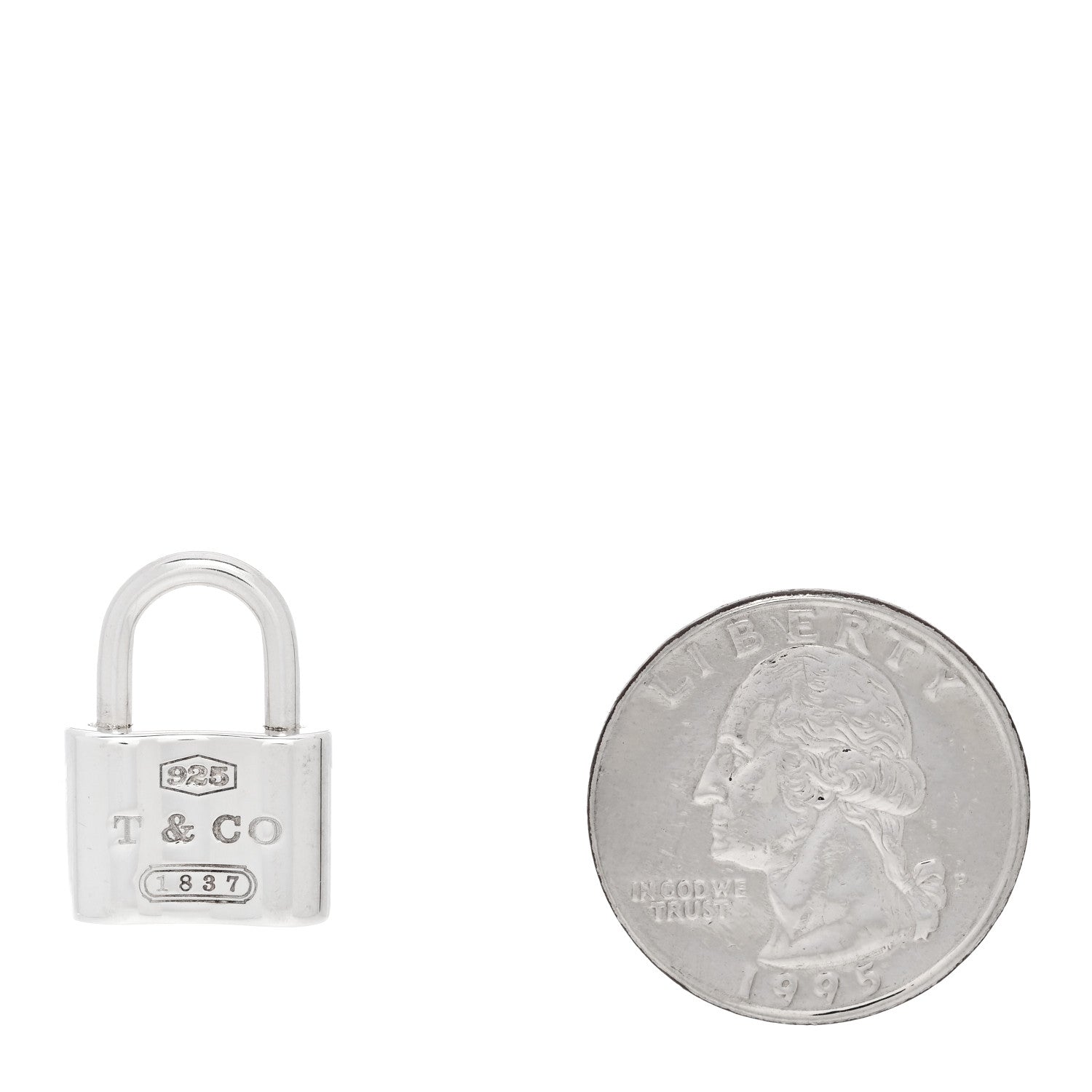 Tiffany Sterling Silver 1837 Lock Charm 2 of 4