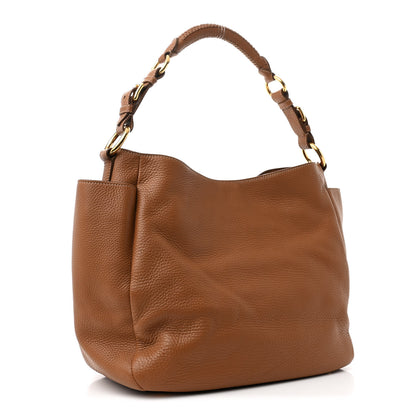 Prada Vitello Daino Side Pocket Hobo Cuoio 3 of 11