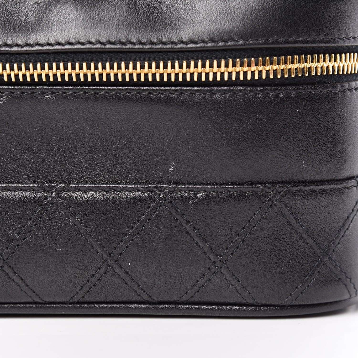 Chanel Calfskin Vanity Cosmetic Bag Black 13 of 20