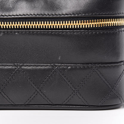 Chanel Calfskin Vanity Cosmetic Bag Black 13 of 20