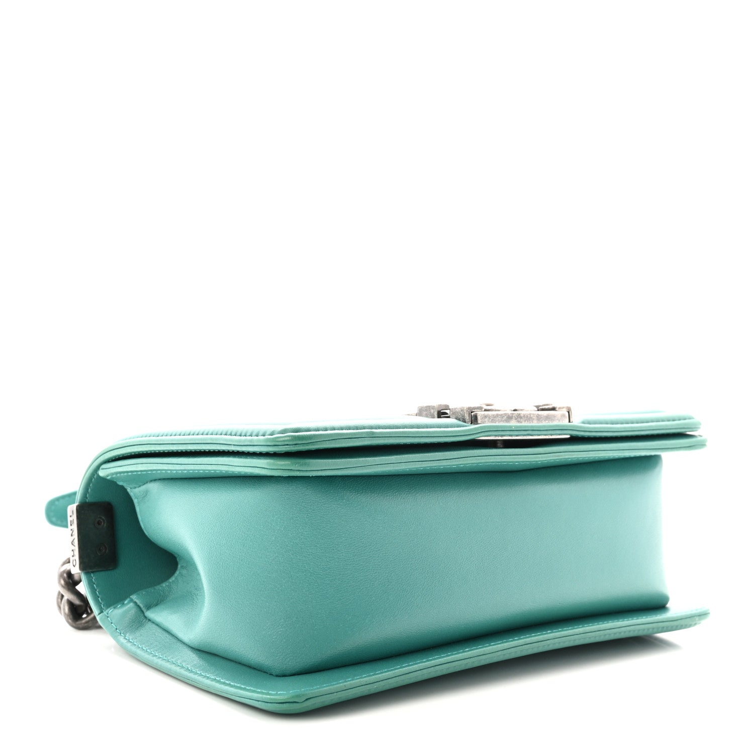 Chanel Galuchat Stingray Small Boy Flap Turquoise 4 of 10