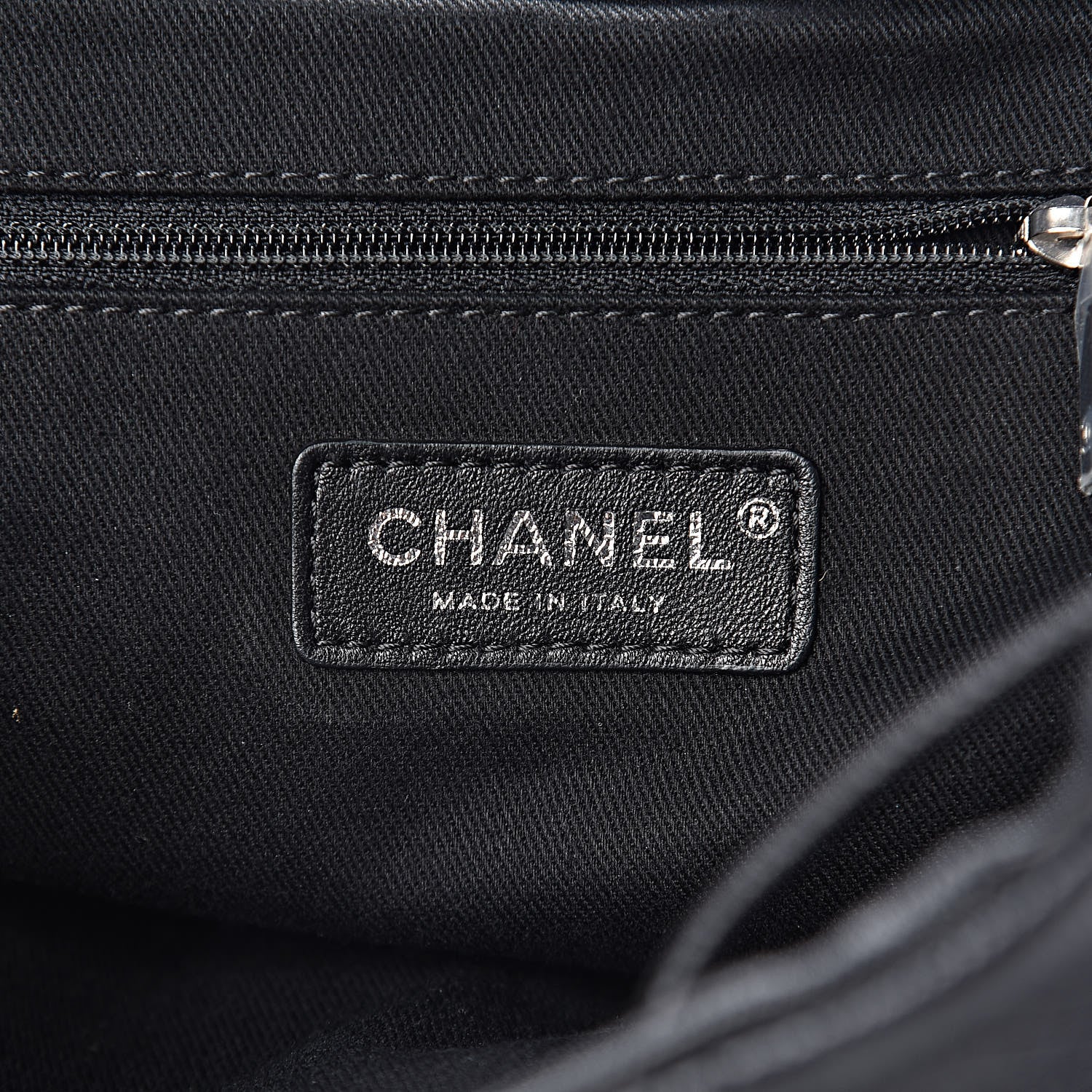 Chanel Grained Calfskin Stitched Braided With Style Backpack Black 5 of 10