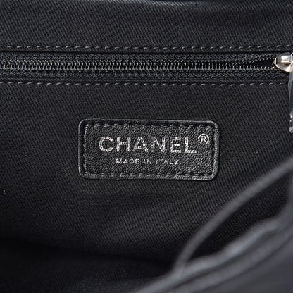 Chanel Grained Calfskin Stitched Braided With Style Backpack Black 5 of 10