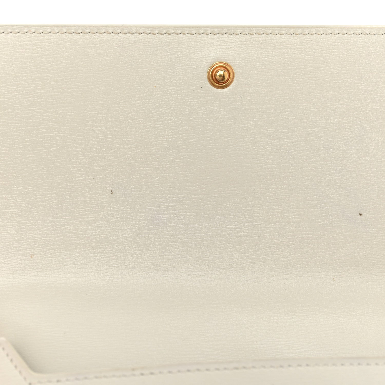 Saint Laurent Smooth Calfskin Monogram Phone Holder Crossbody Crema Soft 7 of 15