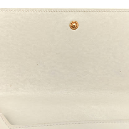 Saint Laurent Smooth Calfskin Monogram Phone Holder Crossbody Crema Soft 7 of 15