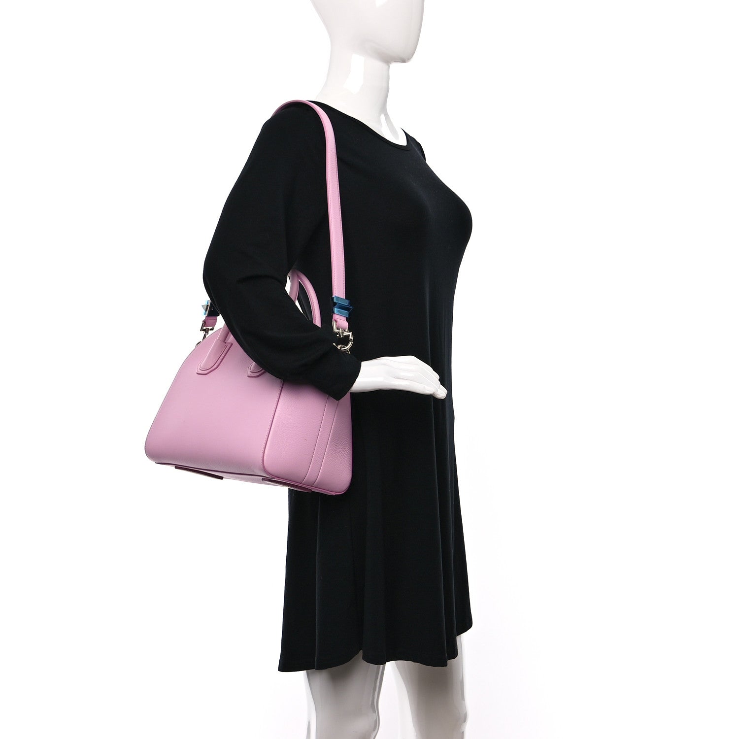 Givenchy Sugar Goatskin Small Antigona Bright Pink 2 of 9