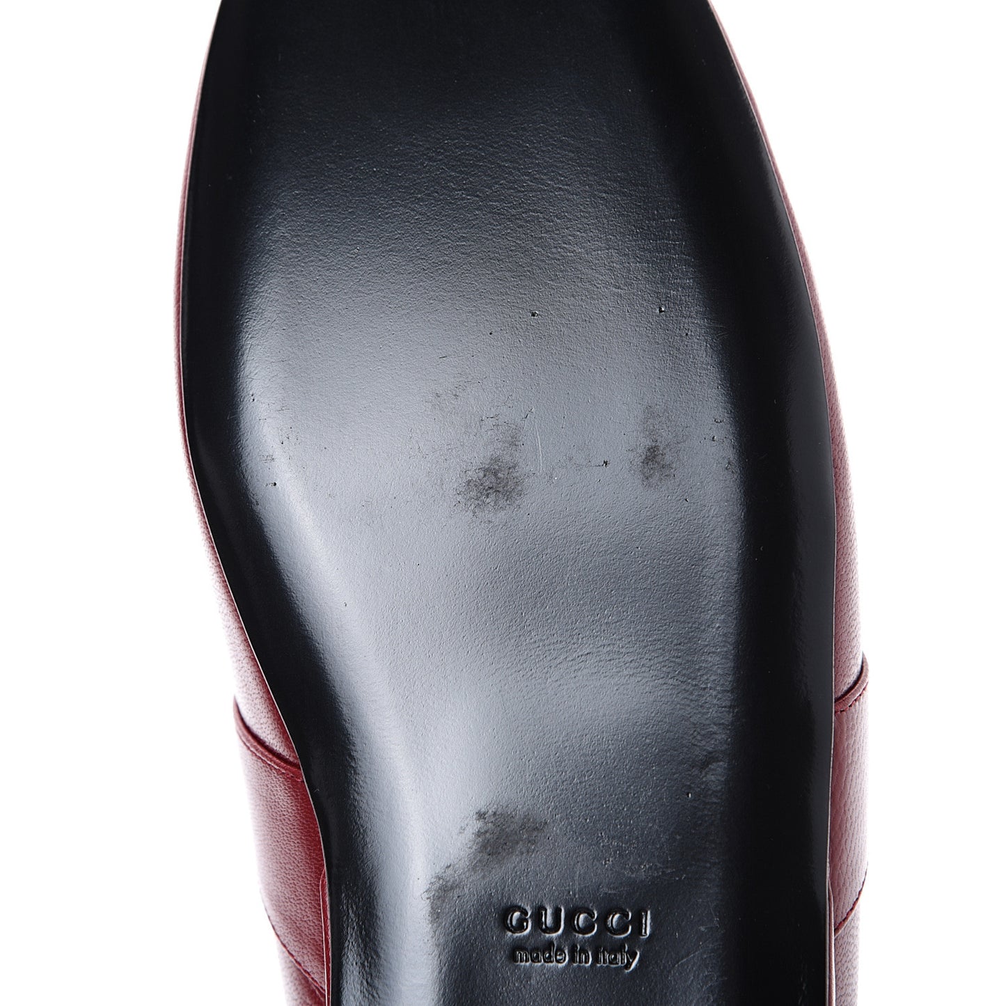 Goatskin Horsebit Pericle Slippers 38.5 Rosso
