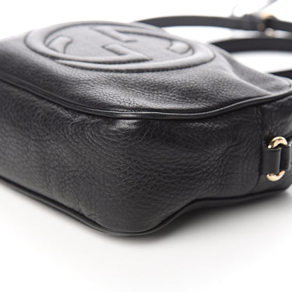 Gucci Pebbled Calfskin Small Soho Disco Bag Black 9 of 11