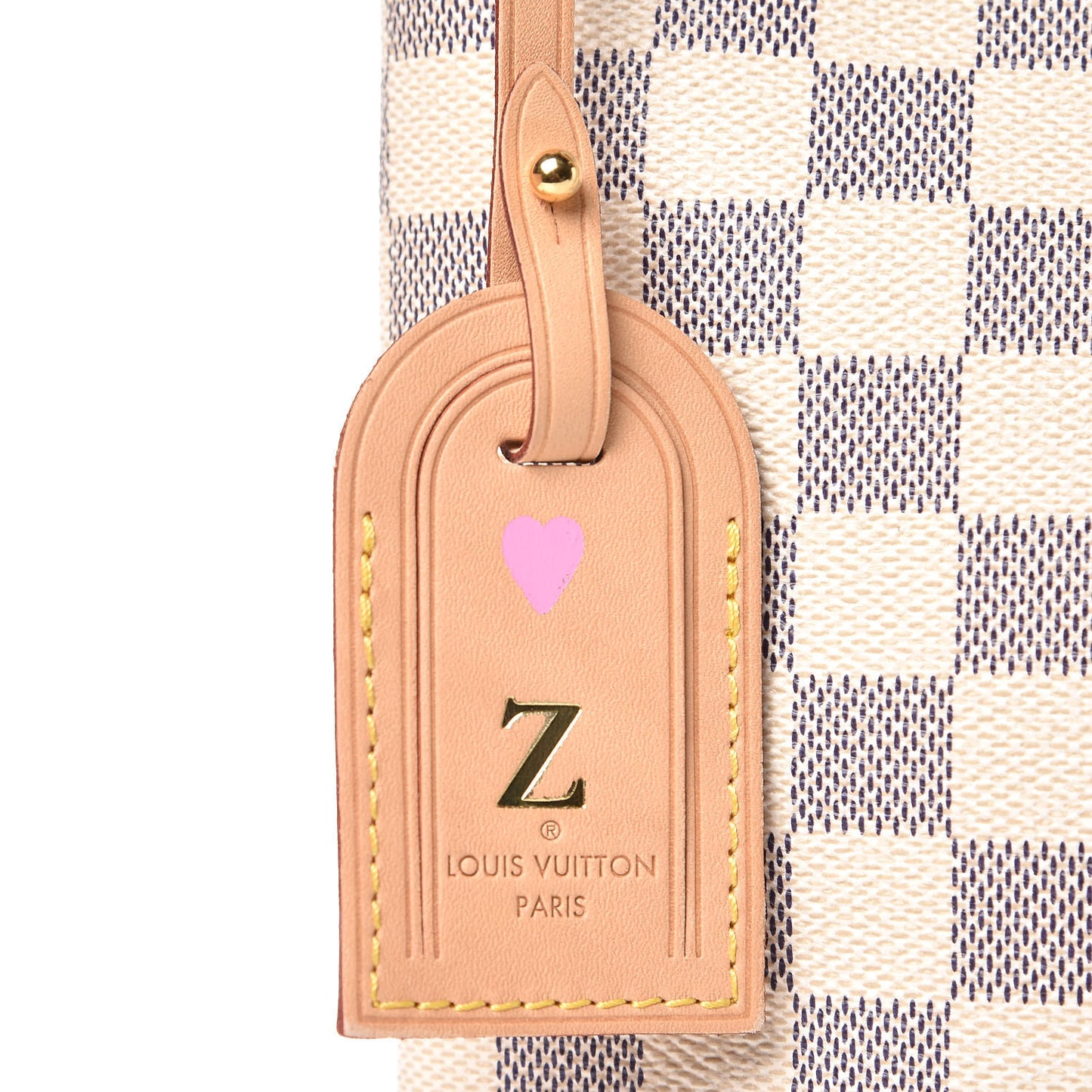 Damier Azur Graceful PM Rose Ballerine