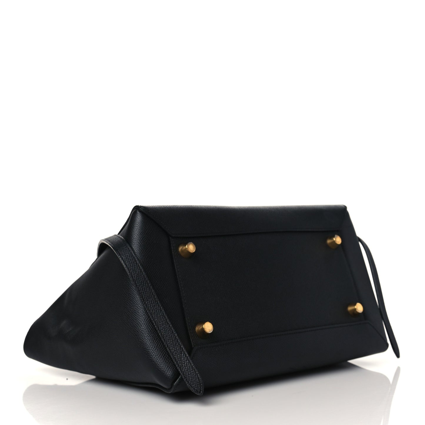 Grained Calfskin Mini Belt Bag Black