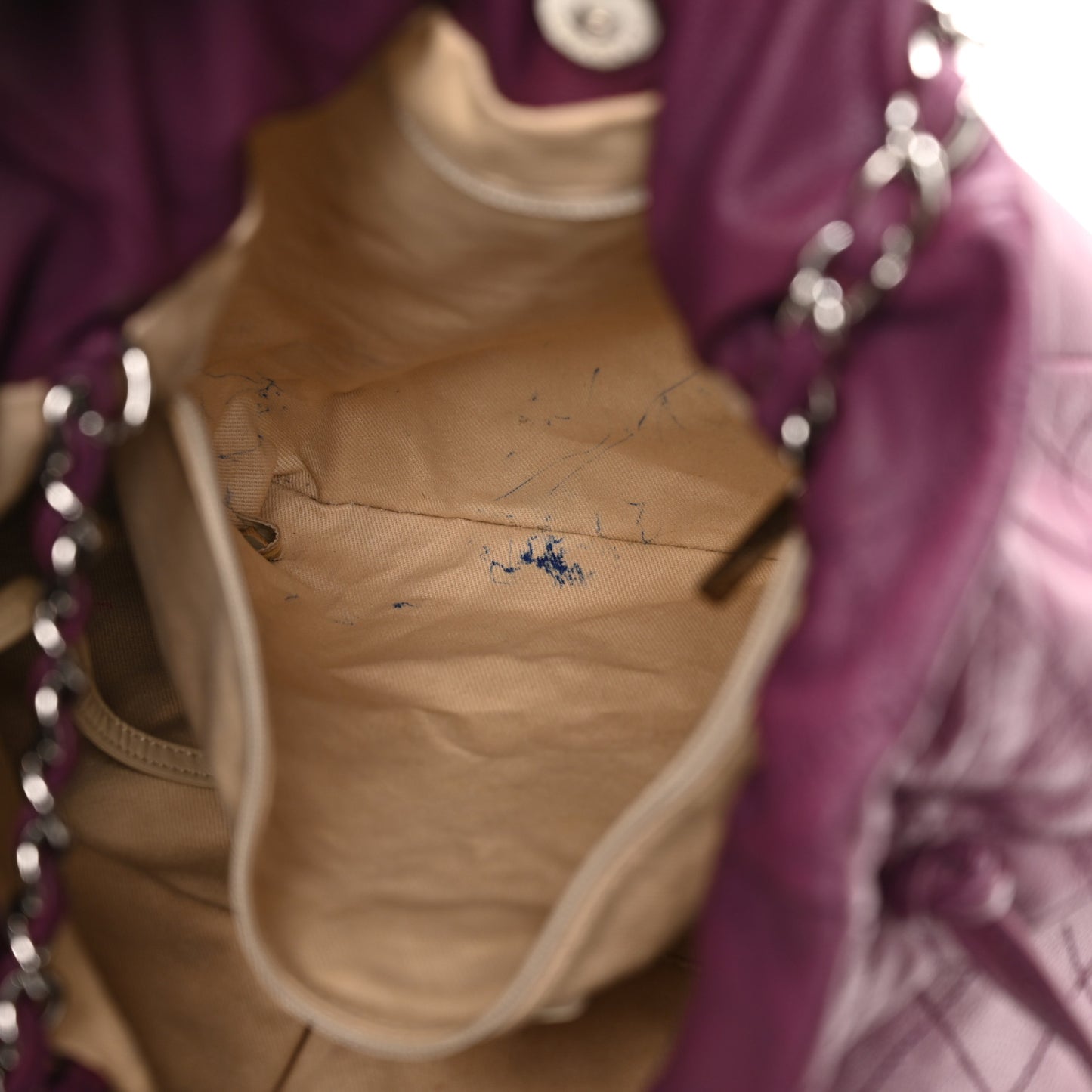 Caviar 31 Drawstring Tote Purple