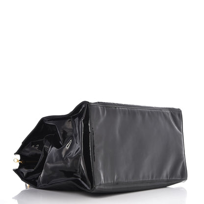 Chanel Patent CC Shoulder Bag Black 4 of 8