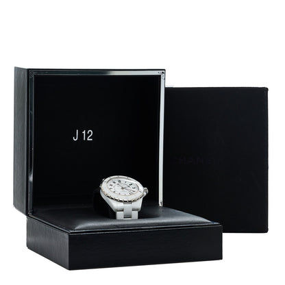 Chanel Stainless Steel Ceramic 38mm J12 Automatic Watch White 5 of 5
