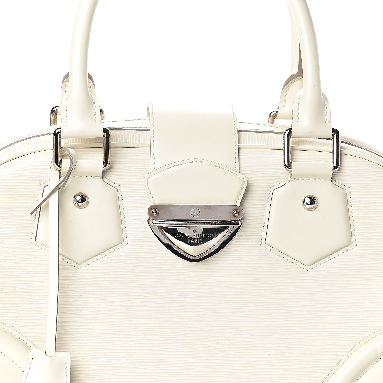 Louis Vuitton Epi Bowling Montaigne GM Ivory 7 of 9