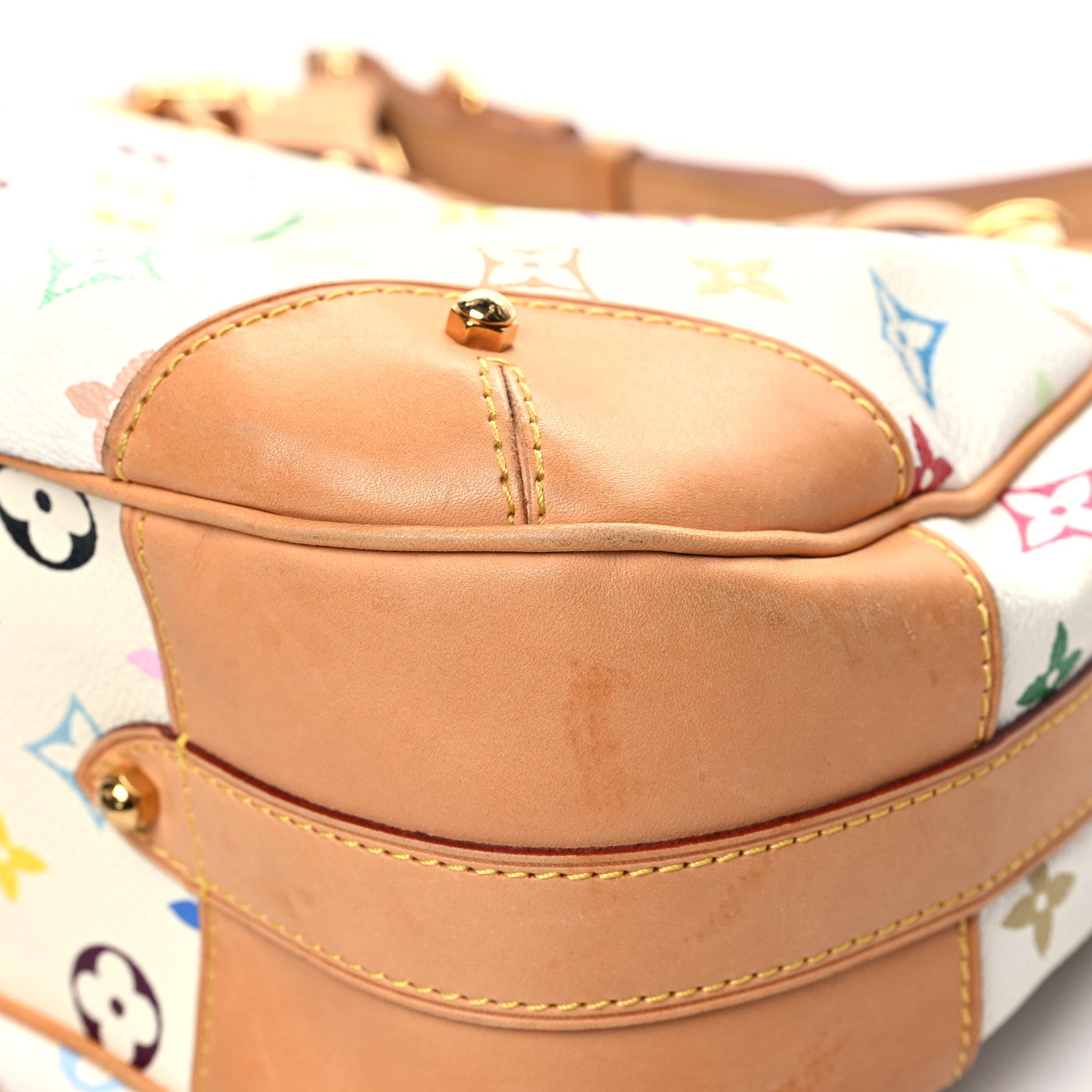 Louis Vuitton Monogram Multicolor Greta White 9 of 13