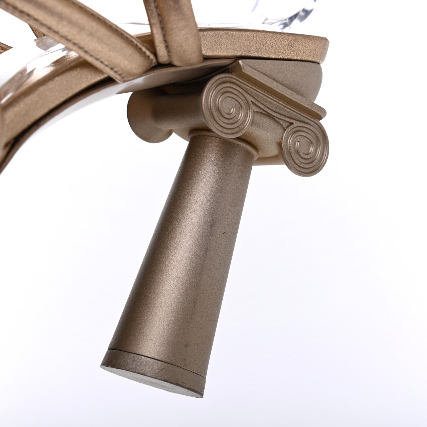 Chanel Laminated Lambskin Gladiator Sandals 39 Gold 11 of 12