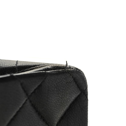 Chanel Lambskin Quilted Medium Double Flap Black 11 of 11