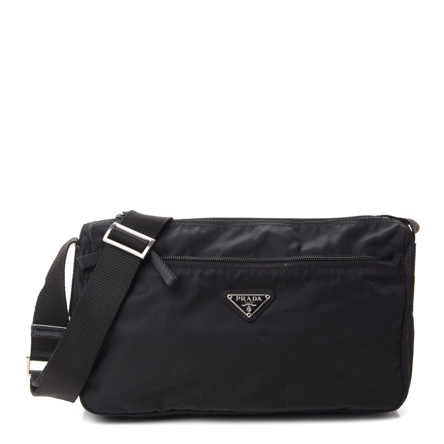 Nylon Vela Tracolla Messenger Bag Black