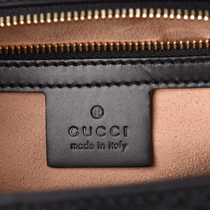 Gucci Guccissima Medium Padlock Shoulder Bag Black 6 of 7