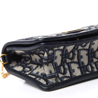 Christian Dior Oblique Nano 30 Montaigne Pouch Blue 6 of 10