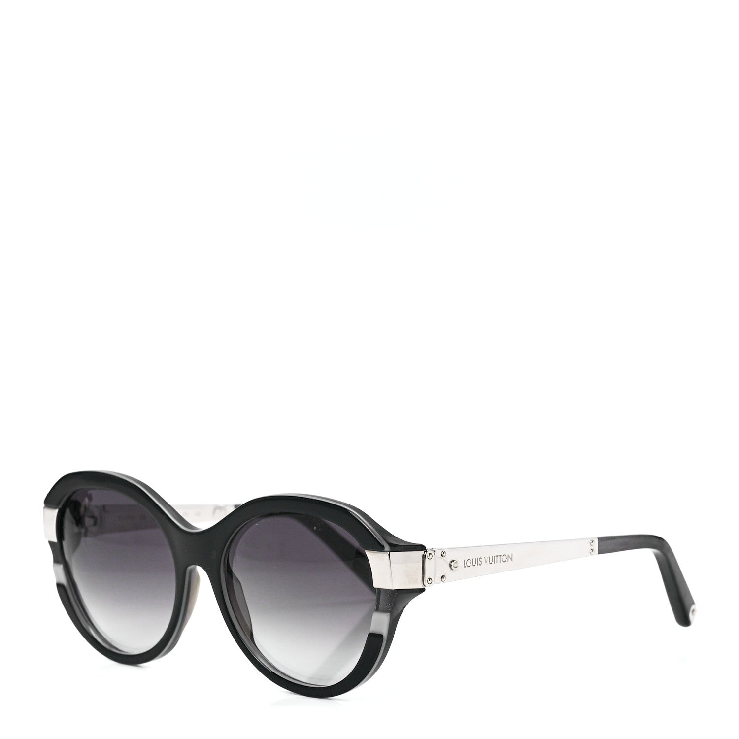Louis Vuitton Acetate Petit Soupcon Cat Eye Sunglasses Z0489W Black 1 of 9