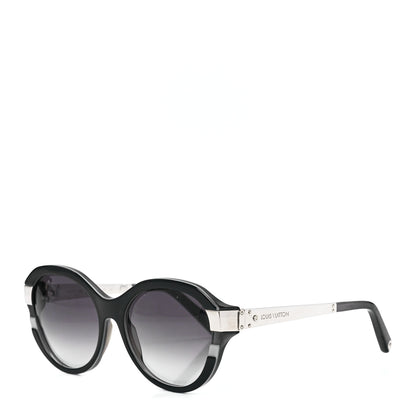 Louis Vuitton Acetate Petit Soupcon Cat Eye Sunglasses Z0489W Black 1 of 9