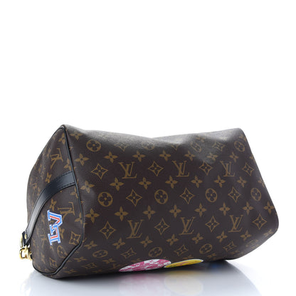 Louis Vuitton Monogram My World Tour Speedy Bandouliere 30 Black 4 of 8