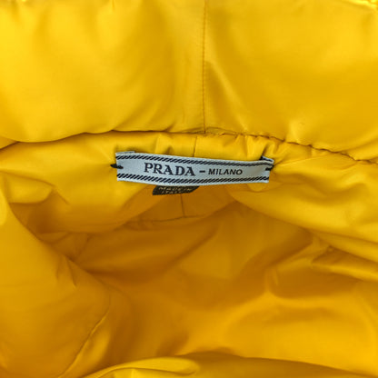 Prada Re-Nylon Mens Padded Bucket Hat XL Giallo 7 of 8