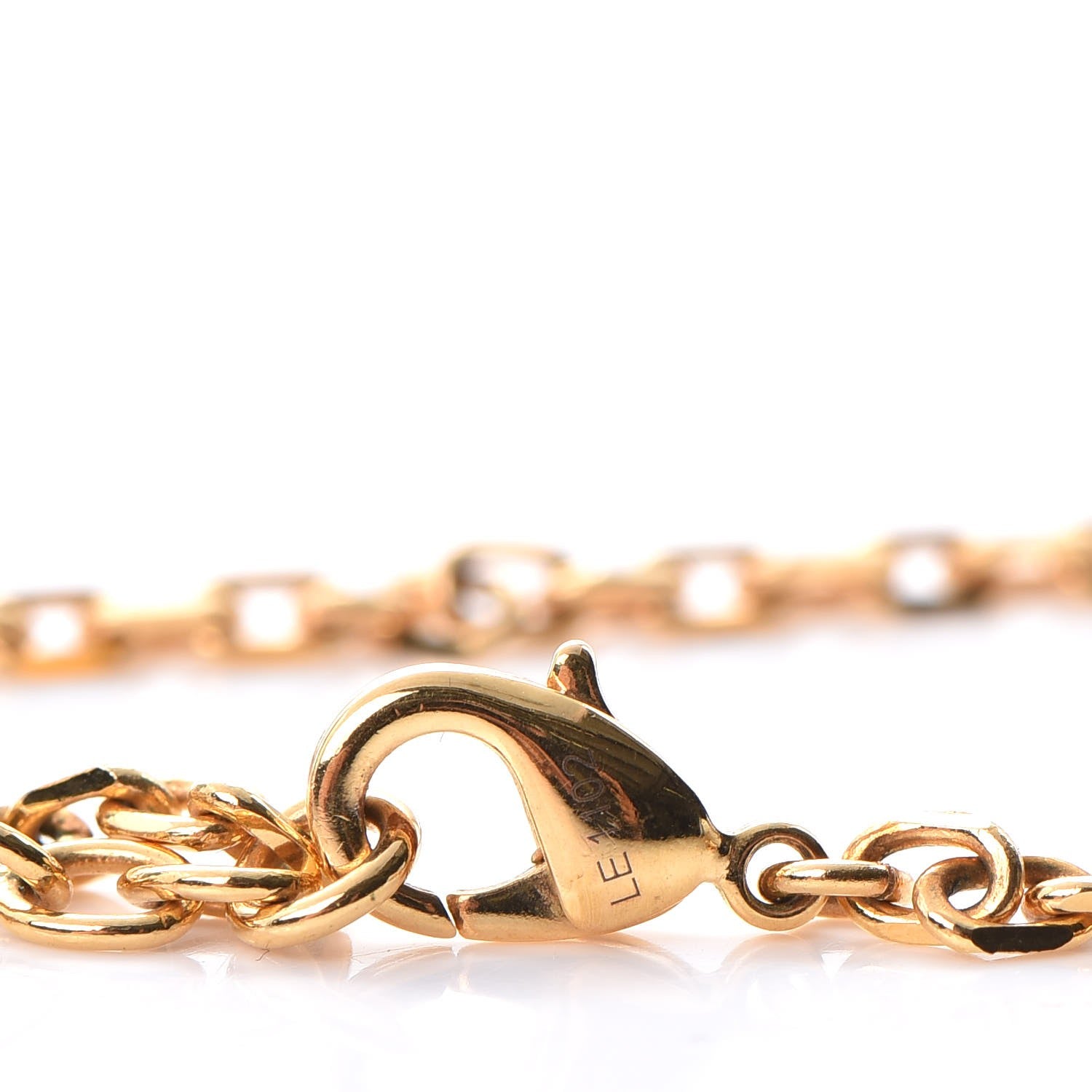 Louis Vuitton Lock Me Heart Necklace Rose Velours 7 of 7