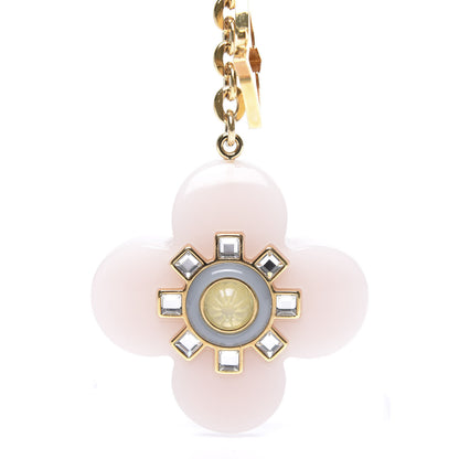 Louis Vuitton Monogram Flower Bag Charm Key Holder Dore 3 of 4