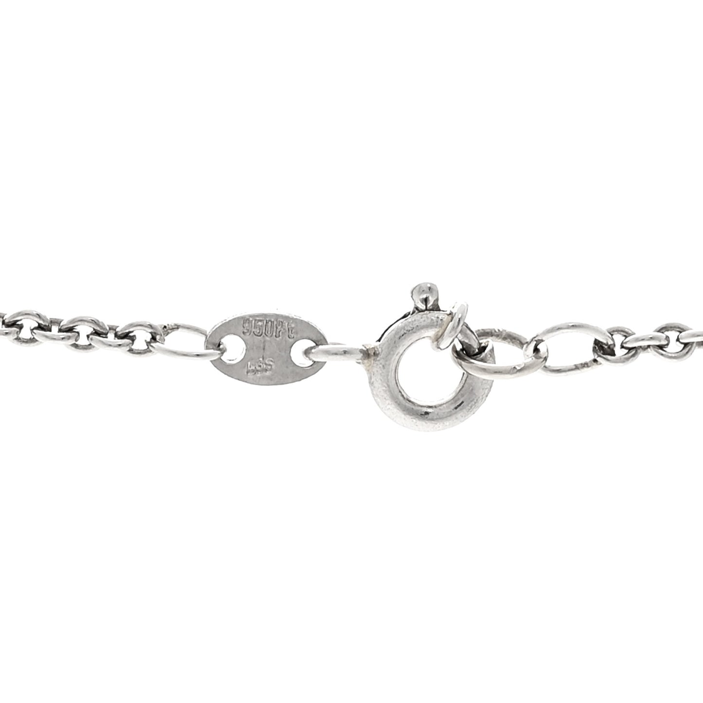 Platinum Ruby Cross Pendant Necklace