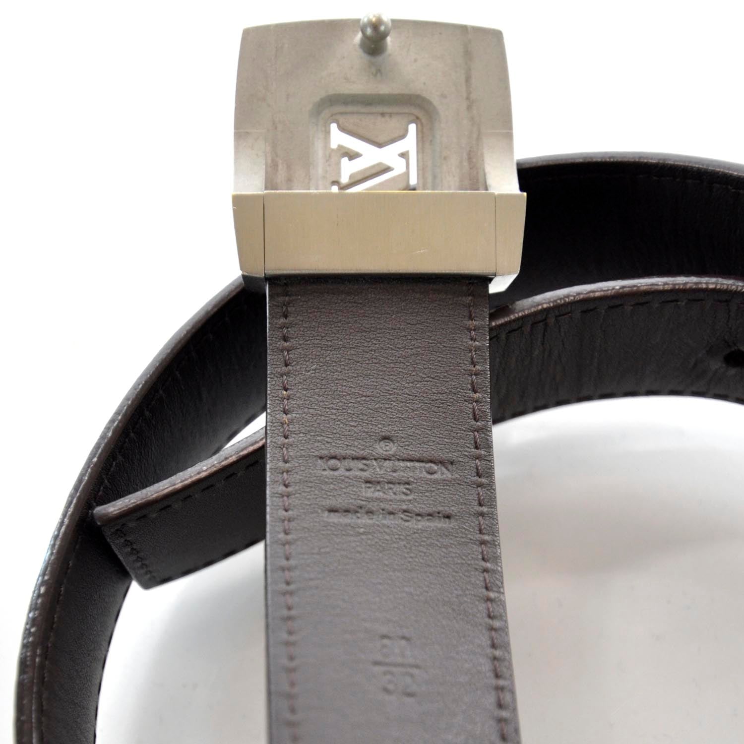 Louis Vuitton Monogram LV Cut Belt 80 32 4 of 5