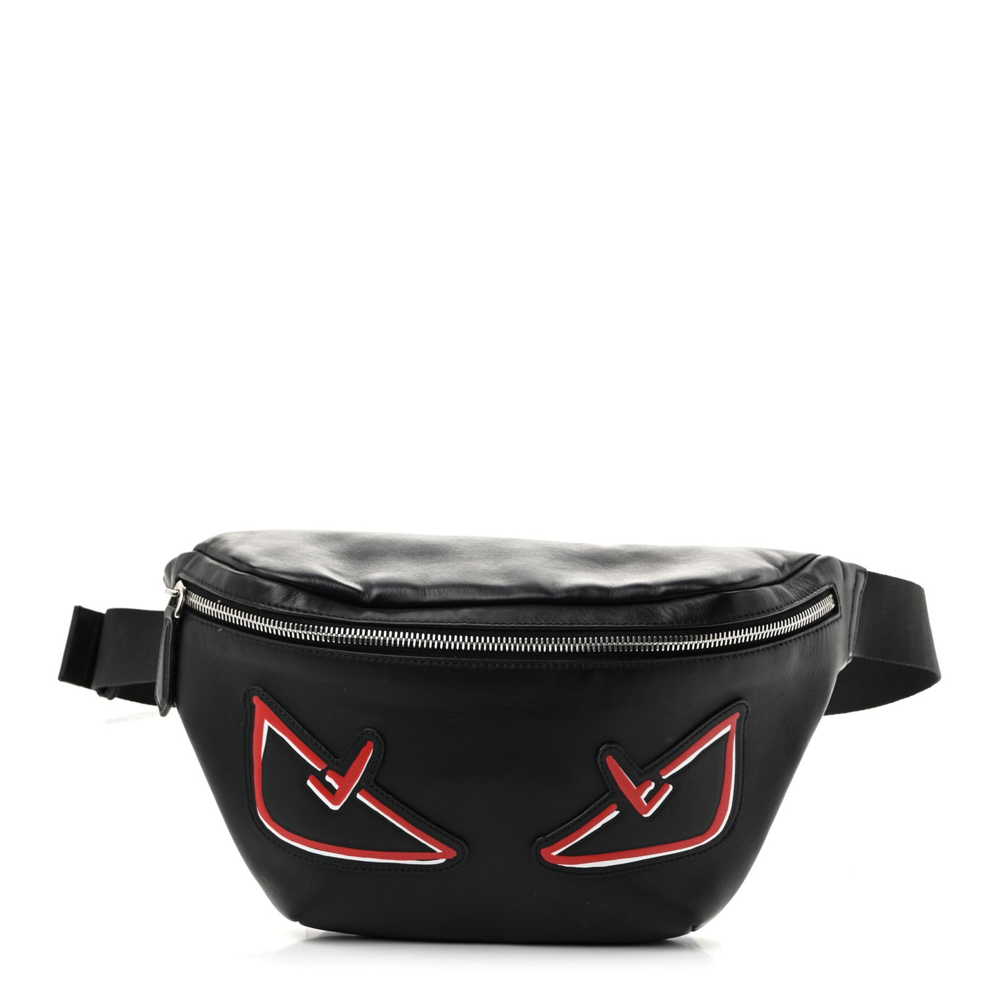 Vitello Grace Light Century Devil Eyes Belt Bag Black Rosso