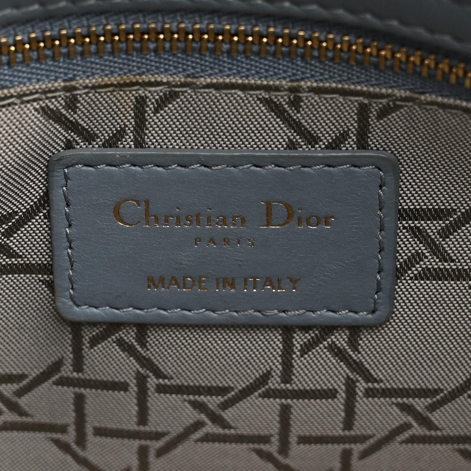 Christian Dior Lambskin Cannage Small Lucky Badges My Lady Dior Cloud Blue 6 of 13