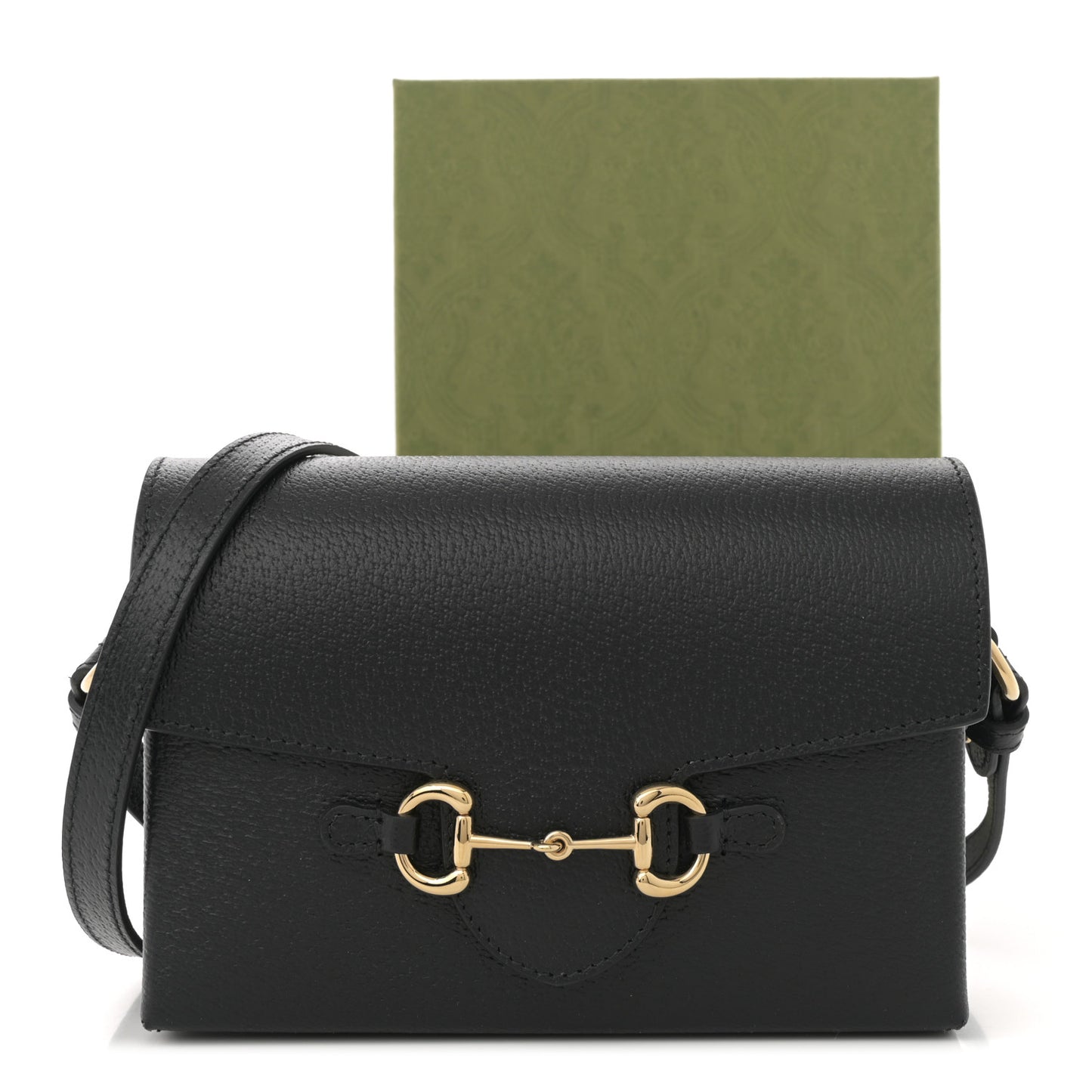 Calfskin Horsebit 1955 Shoulder Bag Black