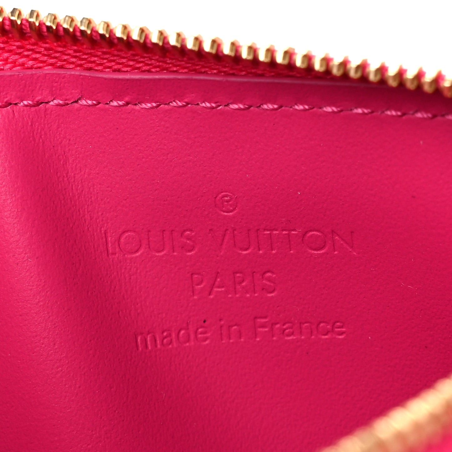 Vernis Valentine Key Pouch Fuchsia