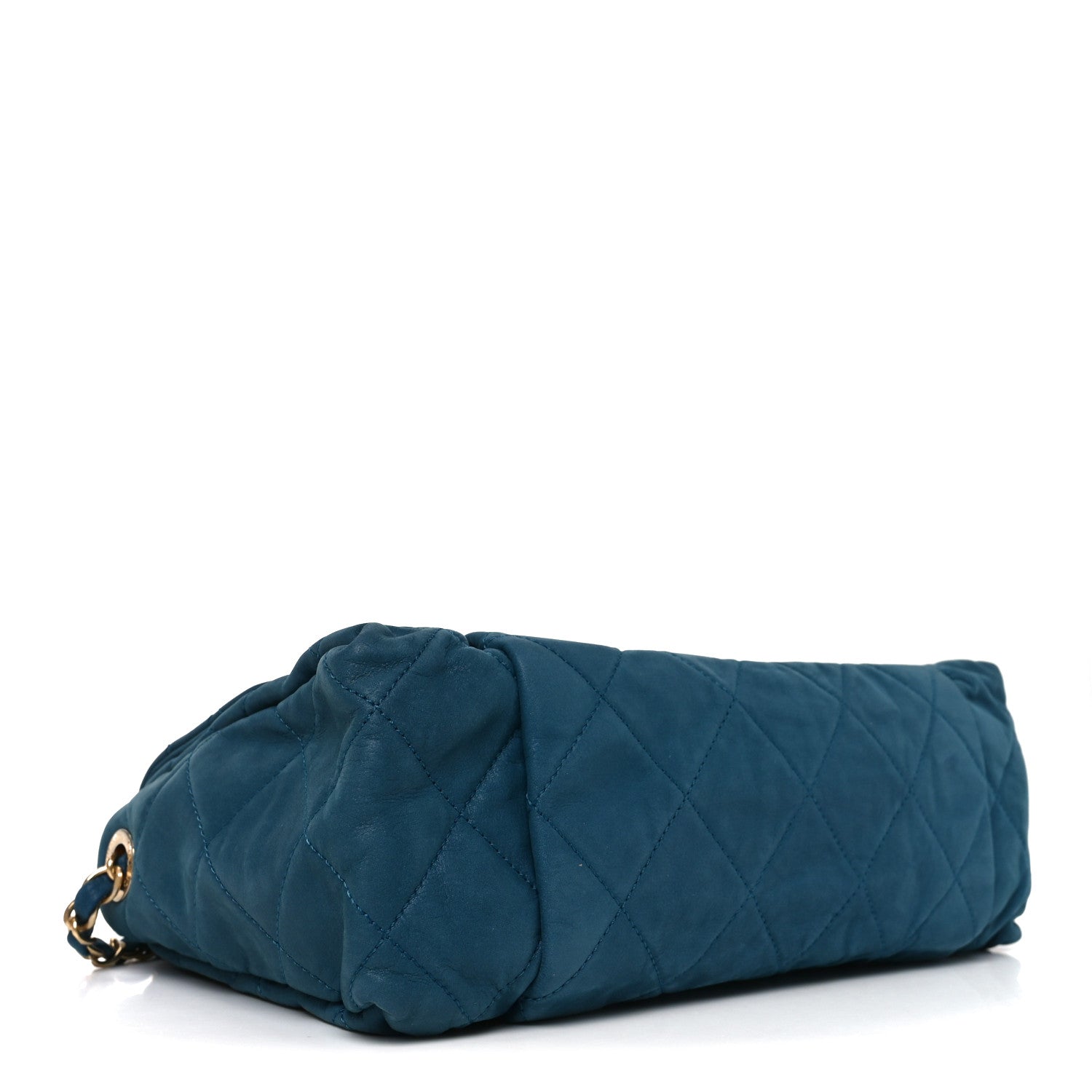 CHANEL ブルーキルティングバッグ Chanel Iridescent Calfskin Large Chic Quilt Flap Blue 1865881