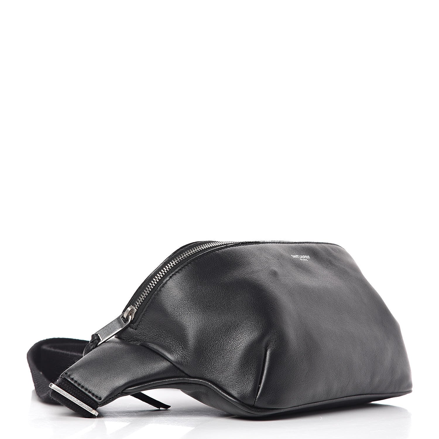 Saint Laurent Calfskin Belt Bag Black 4 of 9