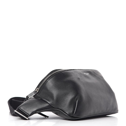 Saint Laurent Calfskin Belt Bag Black 4 of 9
