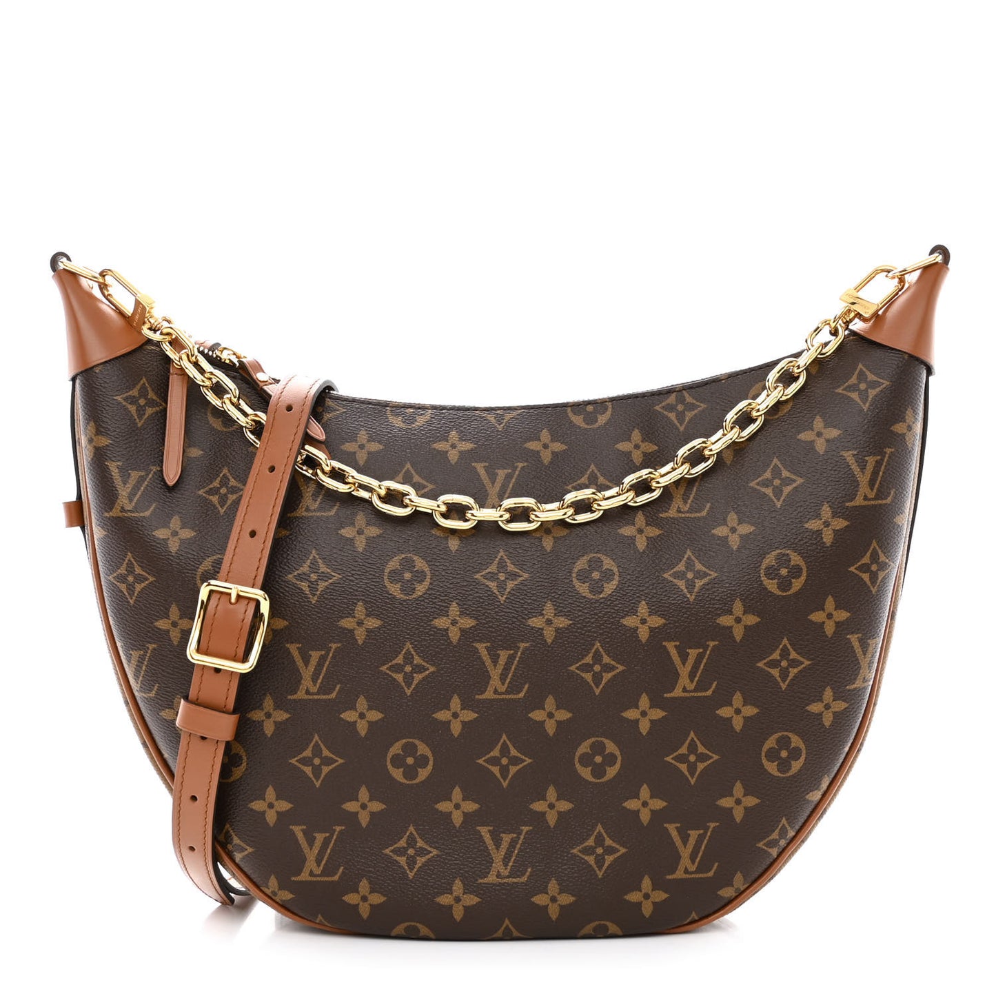 Reverse Monogram Loop Hobo