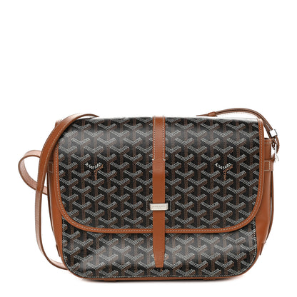 Goyard Goyardine Belvedere II MM Messenger Bag Black Gold 1 of 9