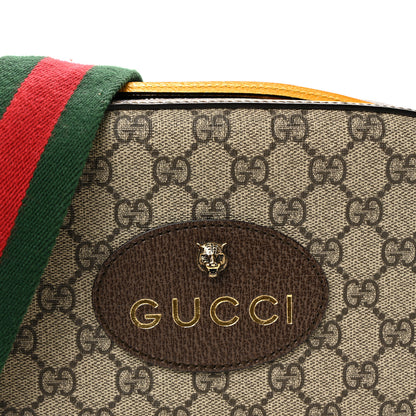 Gucci GG Supreme Monogram Web Neo Vintage Shoulder Bag Beige New Acero Crop 8 of 10