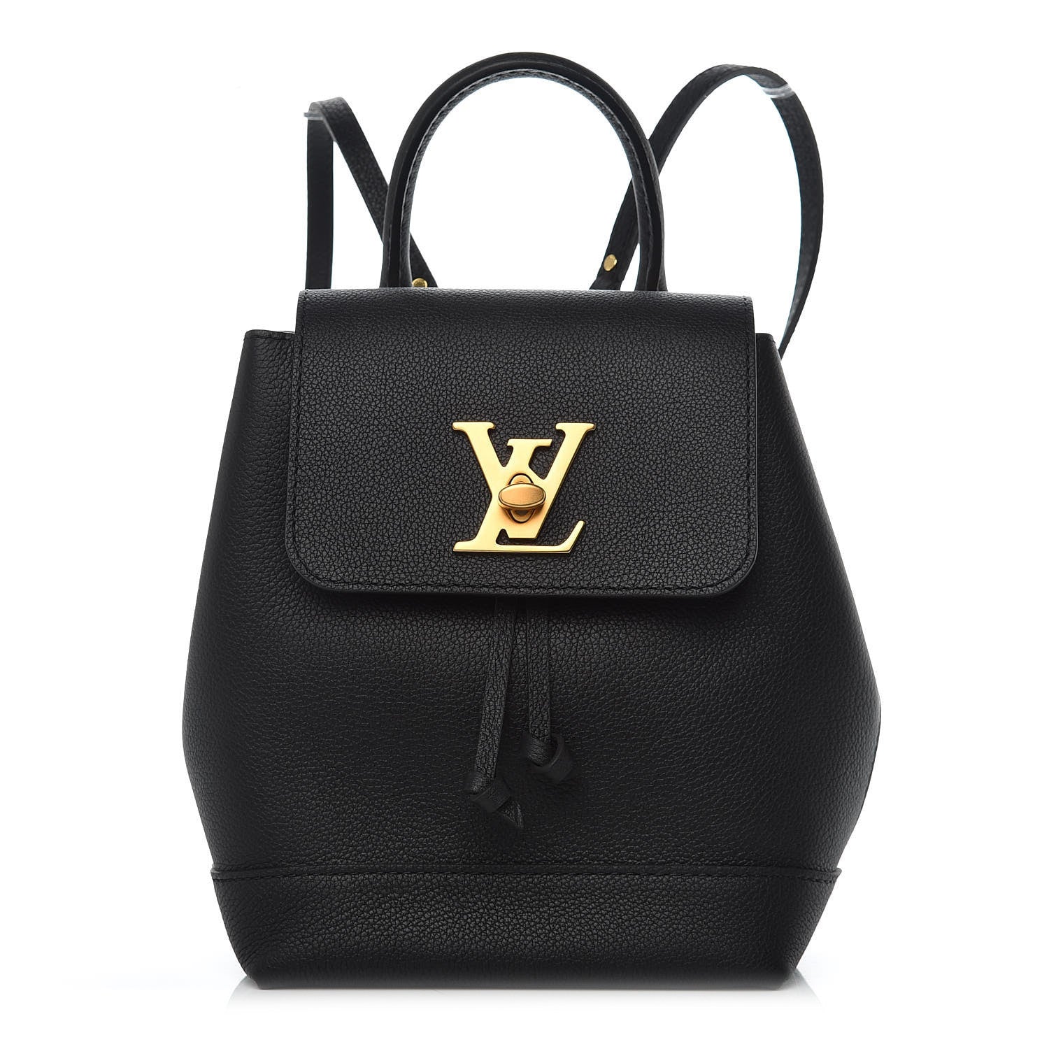 Louis Vuitton Calfskin Lockme Mini Backpack Black 1 of 9