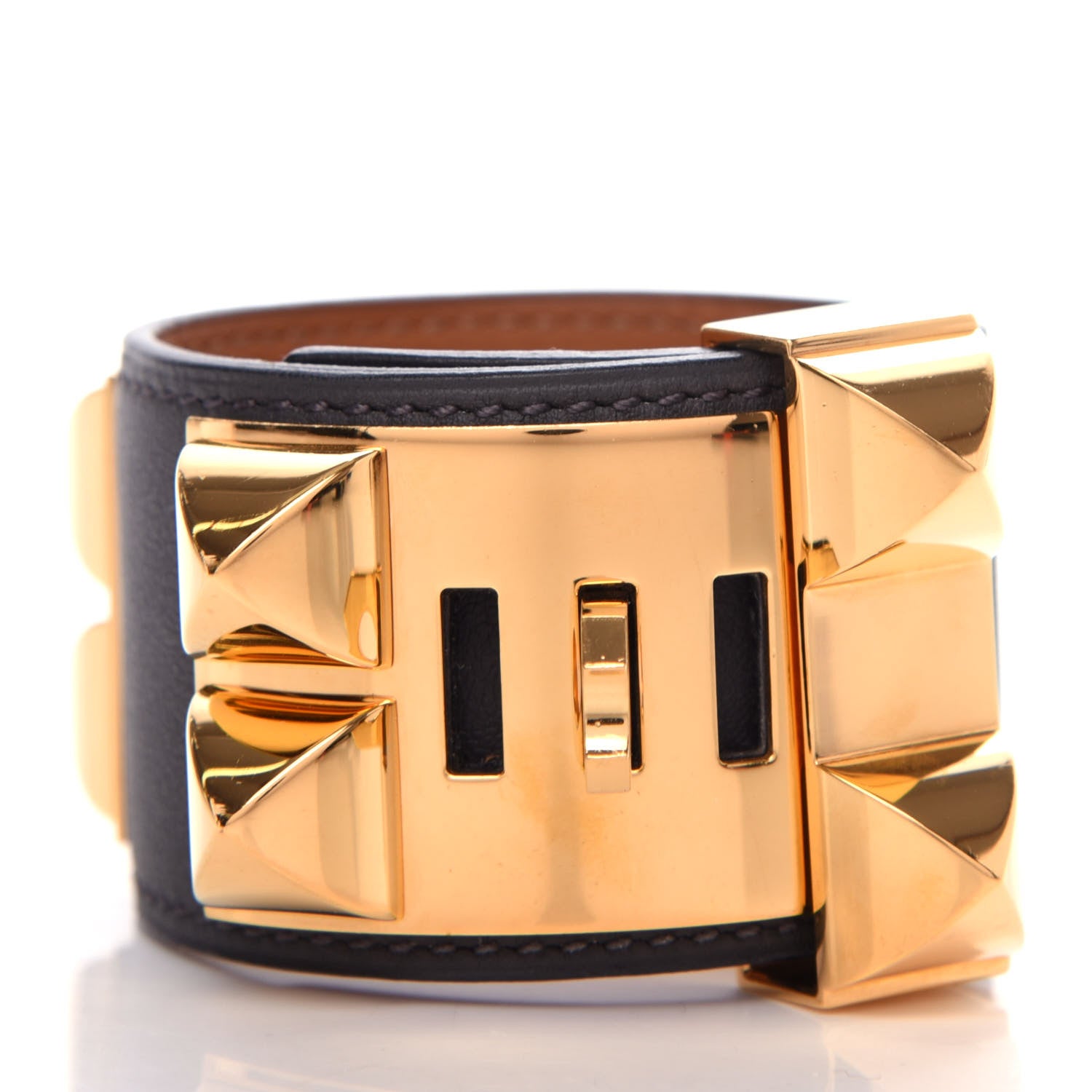 Hermes Swift Collier de Chien CDC Bracelet S Black 3 of 7