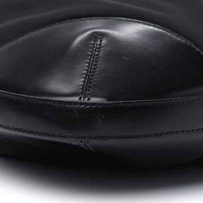 Prada Tessuto Nylon Calfskin Flat Messenger Bag Black 12 of 21