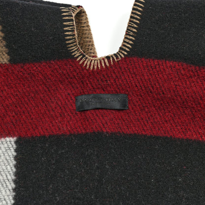 Burberry Cashmere Wool Mega Check Cape Scarf Scarf 3 of 5