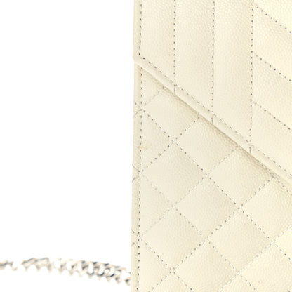 Saint Laurent Grain De Poudre Textured Mixed Matelasse Medium Triquilt Monogram Satchel Porcellana 9 of 11