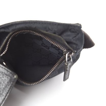 Gucci GG Monogram Double Pocket Belt Bag Black 18 of 18